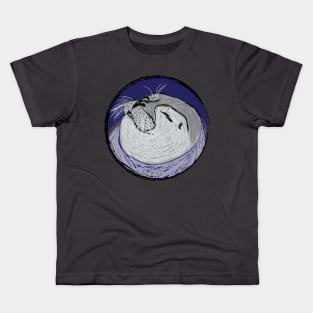 Artwork of a Happy Seal Kids T-Shirt